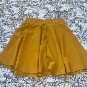 a'gaci Mustard Skater Skirt
